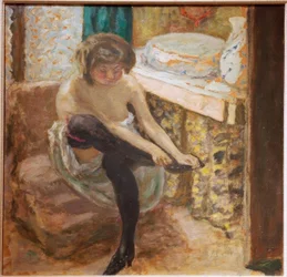 La femme aux bas noirs