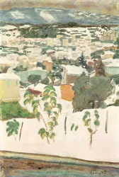 Le Cannet sous la neige, vers 1927