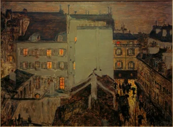 Montmartre sous la pluie ou Rue Tholozé