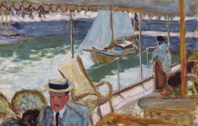 Sur le yacht, 1912