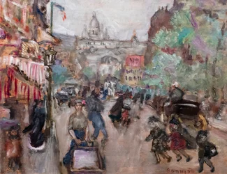 Paysage parisien ou Les Batignolles