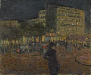 Place Pigalle la nuit