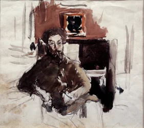 Autoportrait. Peinture de Pierre Bonnard (1867-1947) 20e siècle Collection privée