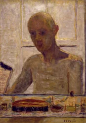 Autoportrait dans un miroir de rasage, 1935