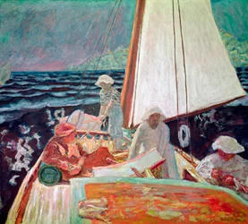 Signac et ses amis naviguant, 1924-25