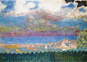 Ciel orageux sur Cannes, 1945