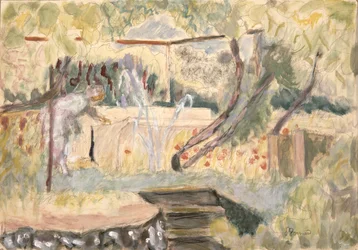 Étude pour Femme dans un jardin