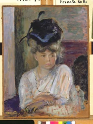 Le chapeau à ruban bleu, 1912