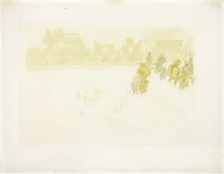 Le pont, extrait de Quelques aspects de la vie parisienne