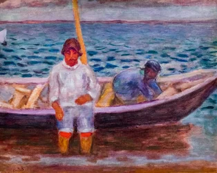 Les pêcheurs, vers 1907 (huile sur toile)
