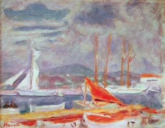 Le Port de Saint-Tropez, vers 1914