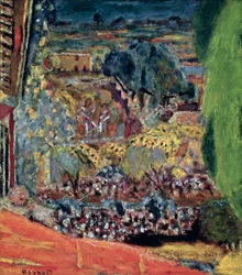 Le toit rouge au Cannet, 1945