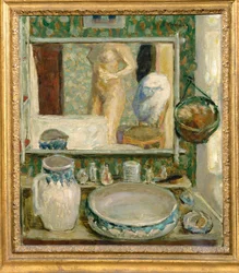 Le lavabo (peinture sur toile)