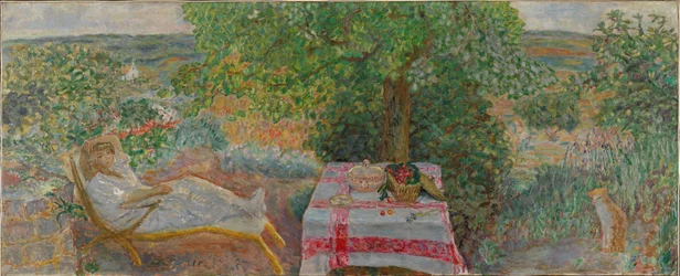 Femme dans un paysage, vers 1914