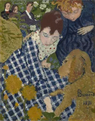 Femmes avec chien