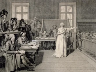 Marie-Antoinette (1755-93) de Habsbourg-Lorraine, jugée par le Tribunal révolutionnaire, 16 octobre 1793
