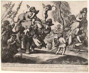 Bacchus avec Diane et Minerve