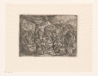 Nymphes et satyres dansant dans un paysage