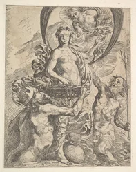 Jupiter, Pluton et Neptune offrant leurs richesses à la Fortune, 1624