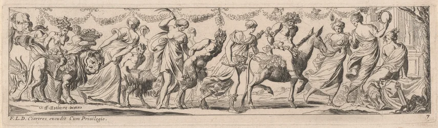 Femme fouettant un satyre
