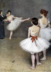 Danse classique : ballerines en 1897 par Pierre Carrier Belleuse