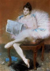 Danseuse de ballet assise, 1890