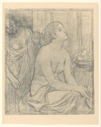 Femme à sa toilette