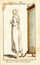 Merveilleuse devant un miroir, Paris