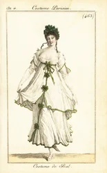 Femme dansant à un bal, Paris