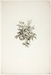 Bouquet avec pivoines, d