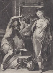 Vulcain forgeant l