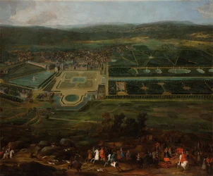 Vue du Château de Fontainebleau, 1718-1725