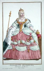 Elizabeth Petrovna (1709-62) Impératrice de Russie (1741-62) de 