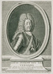 Le général français Louis Joseph Duc de Vendôme