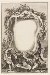 Cartouche pour le Commerce (Cartouche entouré d