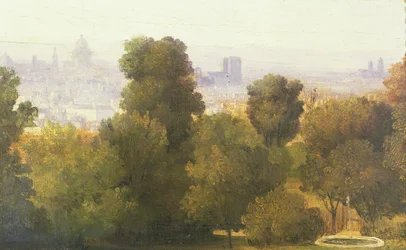 Paris vu des hauteurs de Belleville, c.1830