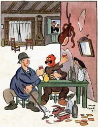 Alcooliques à la campagne, vers 1922