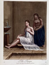 Jeune fille turque à qui l