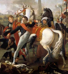 Napoléon Ier, blessé devant Ratisbonne, est soigné par le chirurgien Yvan, 23 avril
