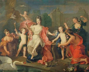 La Duchesse de Bourgogne et ses enfants