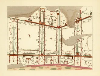 Exèdre dans la Maison du Centenaire, Pompéi
