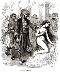 Marché aux esclaves égyptiennes