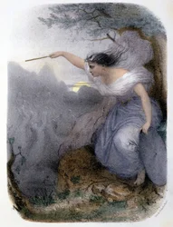La Fée Willis - dans « Les femmes mythologiques », par Mery et Foelix, ill. par G. Staal, éd. par Gouet