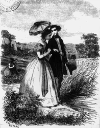 Félix de Vandenesse et Madame de Mortsauf, illustration pour 