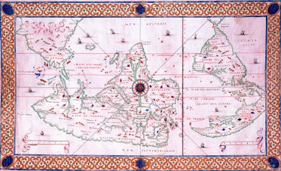 Carte du monde par Pierre Hamon