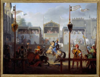 Un tournoi au 14e siècle