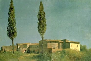 À la Villa Farnese : Les Deux Peupliers, c.1777