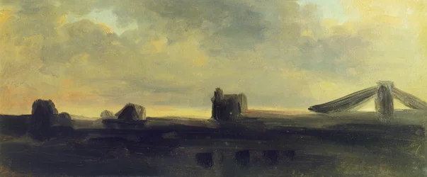 Ciel et toits, par Pierre Henri de Valenciennes