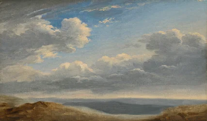 Étude de nuages sur la campagne romaine c.1782-85