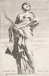 Figure féminine debout
